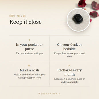 Black Tourmaline Tumble Stones – keep it close, how to use and where to keep it