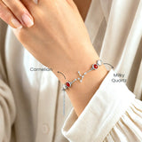 Wearing the Virgo constellation bracelet โ silver