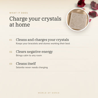 Selenite Charging Plate (Shree Yantra) benefits – World of Oorja