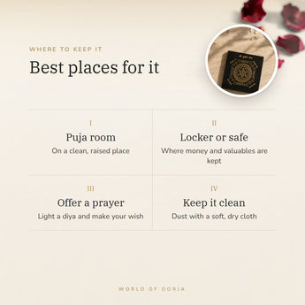Shree Kuber Yantra – best places for it, how to use and where to keep it