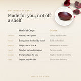 Why World of Oorja – Red Aventurine Crystal Diya