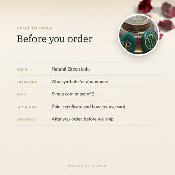 Green Jade Zibu Coin – good to know before you order