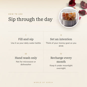 Citrine Water Bottle – sip through the day, how to use and where to keep it