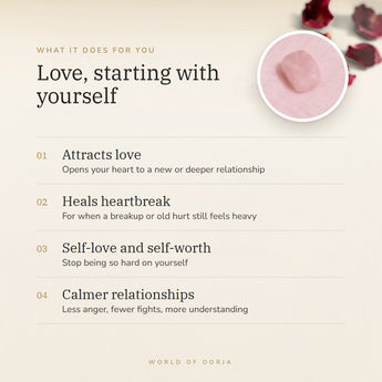 Rose Quartz Tumble Stones benefits – World of Oorja
