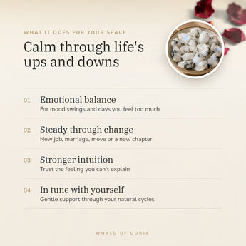 Raw Moonstone benefits – World of Oorja
