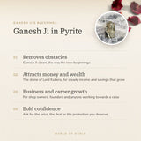 Pyrite Ganesh Ji Murti benefits – World of Oorja