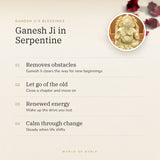 Serpentine Ganesh Ji Murti (480 g) benefits – World of Oorja