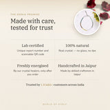 The Oorja promise – Dhan Yog Anklet, certified and energised after you order