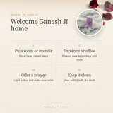 Amethyst Ganesh Ji Murti – welcome ganesh ji home, how to use and where to keep it
