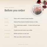 Rose Quartz Water Bottle – good to know before you order