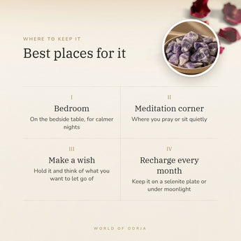 Raw Amethyst – best places for it, how to use and where to keep it