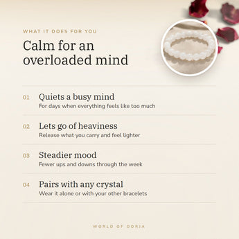 Milky Quartz Bracelet benefits – World of Oorja