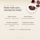 The Oorja promise – Red Aventurine Crystal Diya