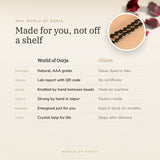 Why World of Oorja – Black Tourmaline Mala made for you, handcrafted in Jaipur