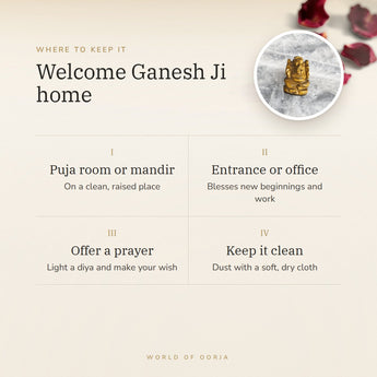 Tiger Eye Ganesh Ji Murti – welcome ganesh ji home, how to use and where to keep it