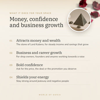 Pyrite Pyramid (Peru) benefits – World of Oorja
