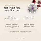 The Oorja promise – Amethyst Ganesh Ji Murti