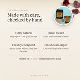 The Oorja promise – Citrine Crystal Candle