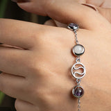 Wearing the Mulank 7 Ketu charm bracelet on the wrist