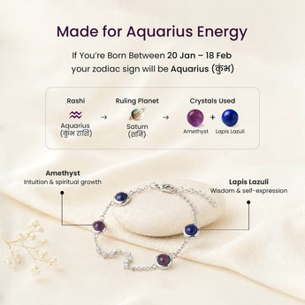 Made for Aquarius energy โ rashi, ruling planet and crystals