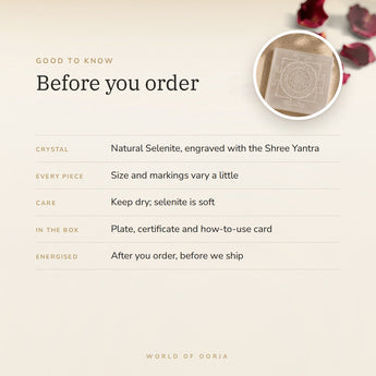Selenite Charging Plate (Shree Yantra) – good to know before you order