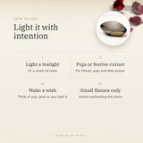 Pyrite Crystal Diya – light it with intention, how to use and where to keep it