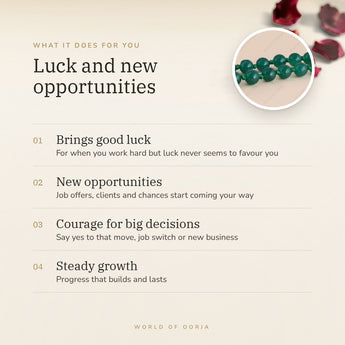Green Aventurine Mala benefits – World of Oorja