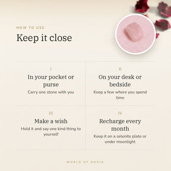 Rose Quartz Tumble Stones – keep it close, how to use and where to keep it