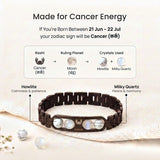 Made for Cancer energy – ruling planet and crystals in the Cancer zodiac bracelet