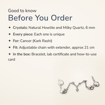 Cancer Constellation Bracelet – good to know before you order