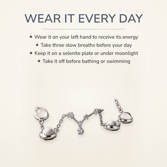 How to wear your Cancer Constellation Bracelet