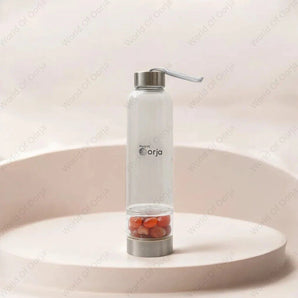 Carnelian Crystal Infused Water Bottle - WorldOfOorja