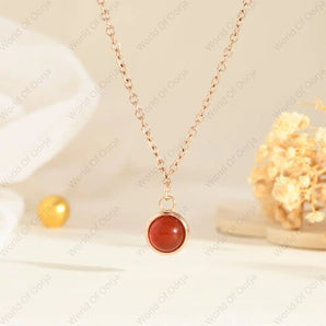 Carnelian Pendant - WorldOfOorja