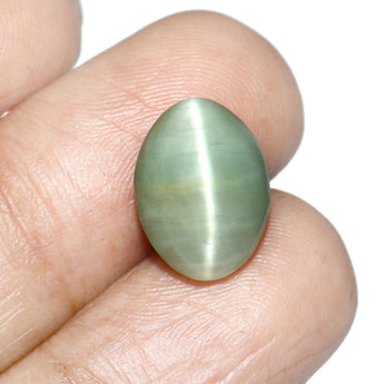 Cats Eye (Lehsunia) (7.64 Carat, 8.32 Ratti) - WorldOfOorja