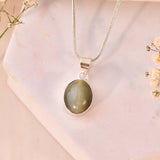 Cats Eye (Lehsunia) Pendant - WorldOfOorja