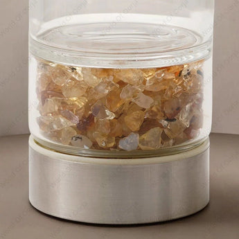 Citrine Crystal Infused Water Bottle - WorldOfOorja