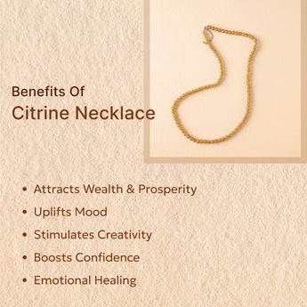Citrine Necklace - WorldOfOorja