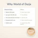 Why World of Oorja – Clear Quartz Cylinder Bracelet