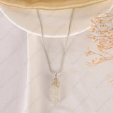Clear Quartz Pencil Pendant - WorldOfOorja