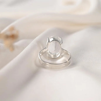 Clear Quartz (Sphatik) Ring – Clarity, Focus & Manifestation – image 6
