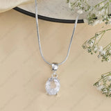Clear Quartz (sphatik) Pendant - WorldOfOorja
