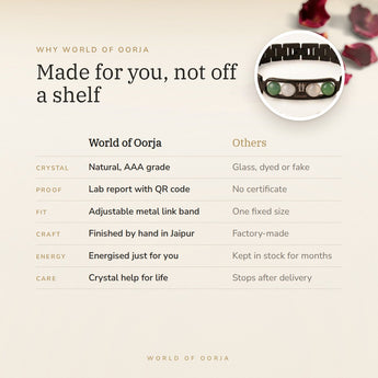 Why World of Oorja – Gemini Metal Zodiac Bracelet made for you, finished by hand in Jaipur