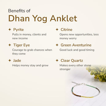 Benefits of Dhan Yog Anklet – World of Oorja