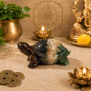 Dhan Yog Tortoise -Vastu Wealth & Prosperity Idol (Large)