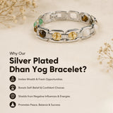 Silver Plated Dhan Yog Bracelet – image 1