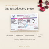 Scorpio Zodiac Bracelet lab certificate with QR code – The Oorja promise