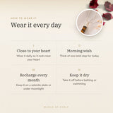How to wear your Tiger Eye Pencil Pendant – daily wear, morning wish, recharge on selenite or moonlight