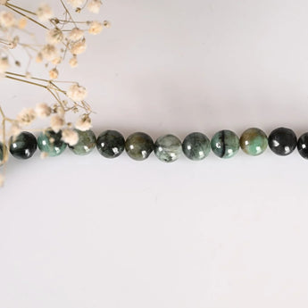 Natural Emerald Silver Adjustable Bracelet (Panna) – image 4