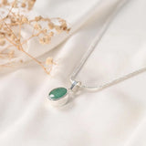 Emerald (panna) Pendant – Growth & Prosperity – World of Oorja (image 2)