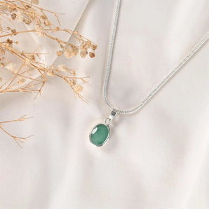 Emerald (panna) Pendant – Growth & Prosperity – World of Oorja